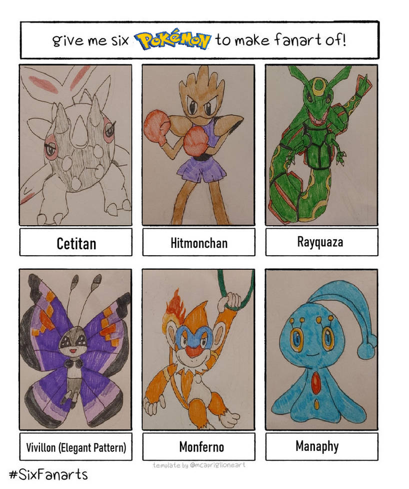 Six Fanarts: Pokemon Edition #43 by BlackWolfStar15 on DeviantArt