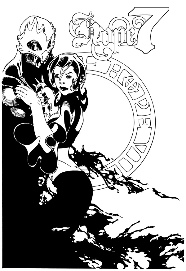 Hope 7 - Issue 3 cover ink