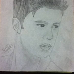 drawing of Justin :D