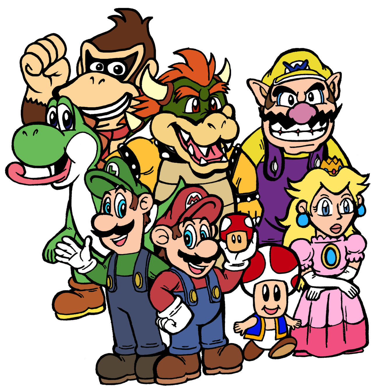 Mario Coexist Mario and company by StarVix64 on DeviantArt