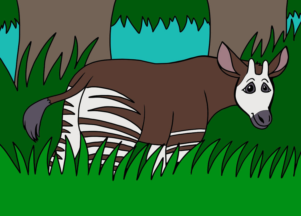 The shy okapi by StarVix64 on DeviantArt