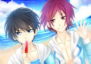 Haruka and Rin by DianneDejarjayes Haruka and Rin by DianneDejarjayes