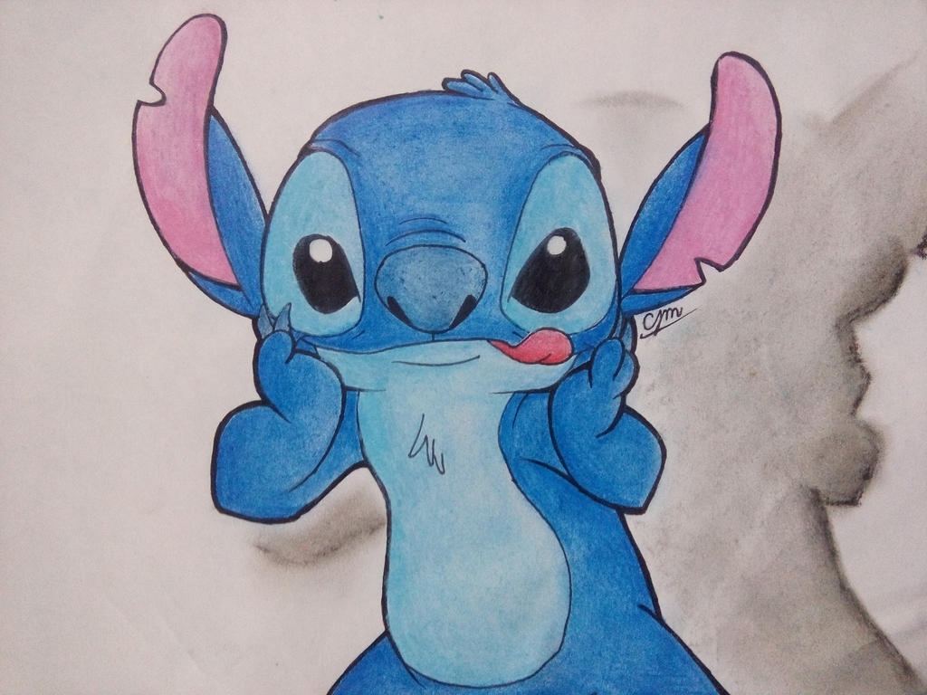 Stitch - Drawing (colored) by Josh18Parker on DeviantArt