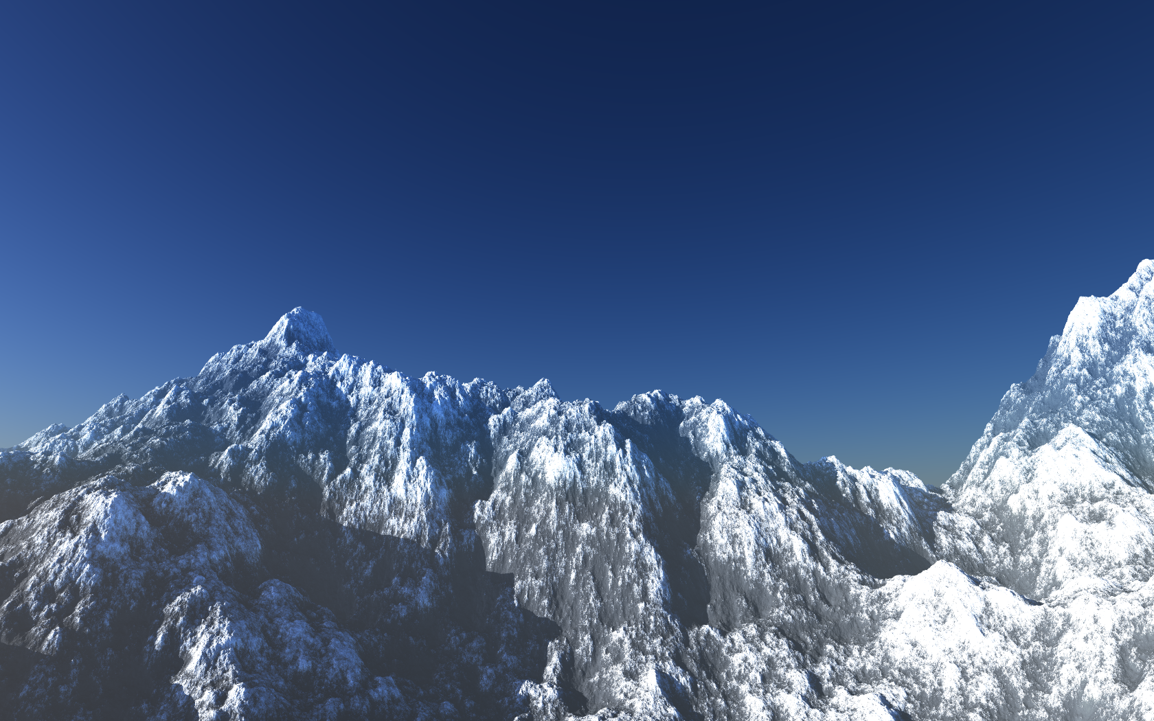 An alpine landscape.