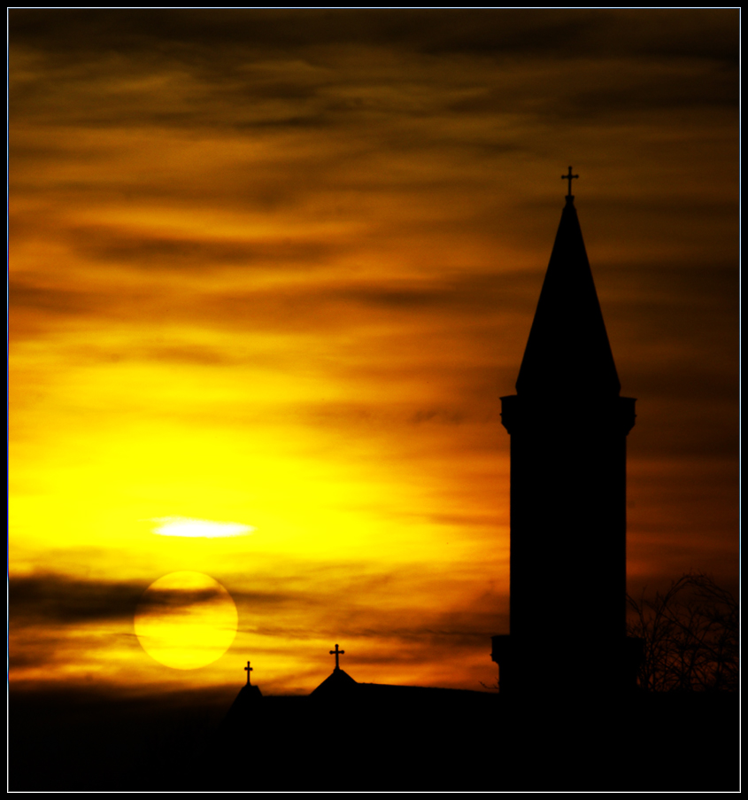 Sunset in Munich