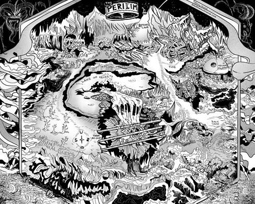 The Perilim - black and white hell dungeon