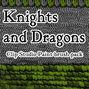 Knights And Dragons Clip Studio Paint brushes