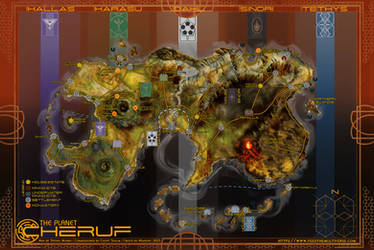 Cheruf Dune TTRPG Map