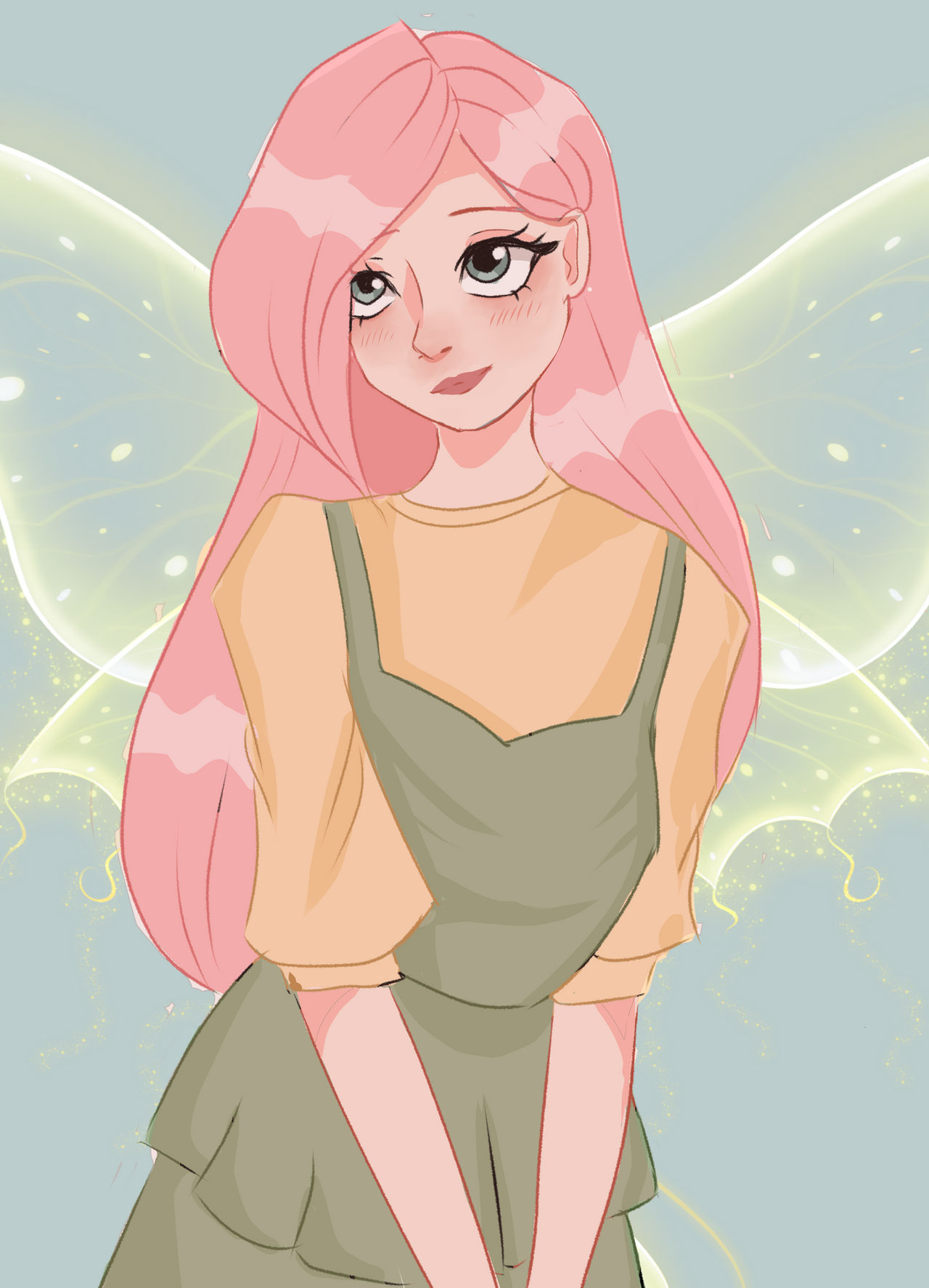 Flutterfly Human fluttershy human by sanechkaa on DeviantArt