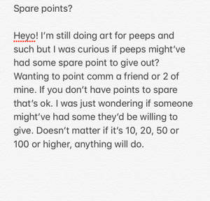 Spare points?