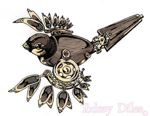 sparrow tattoo design