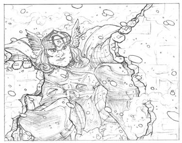 Thor page 3 panel 1 WIP