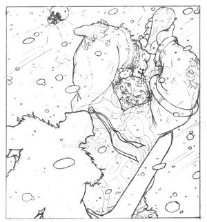 Thor page 3 panel 2 WIP