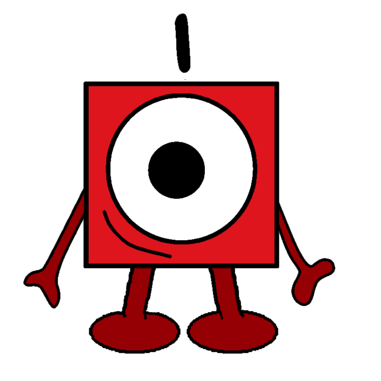 1numberblock Numberblocks - One (HBO Design, 1997-2001) by BlueyChristineHeeler on ...