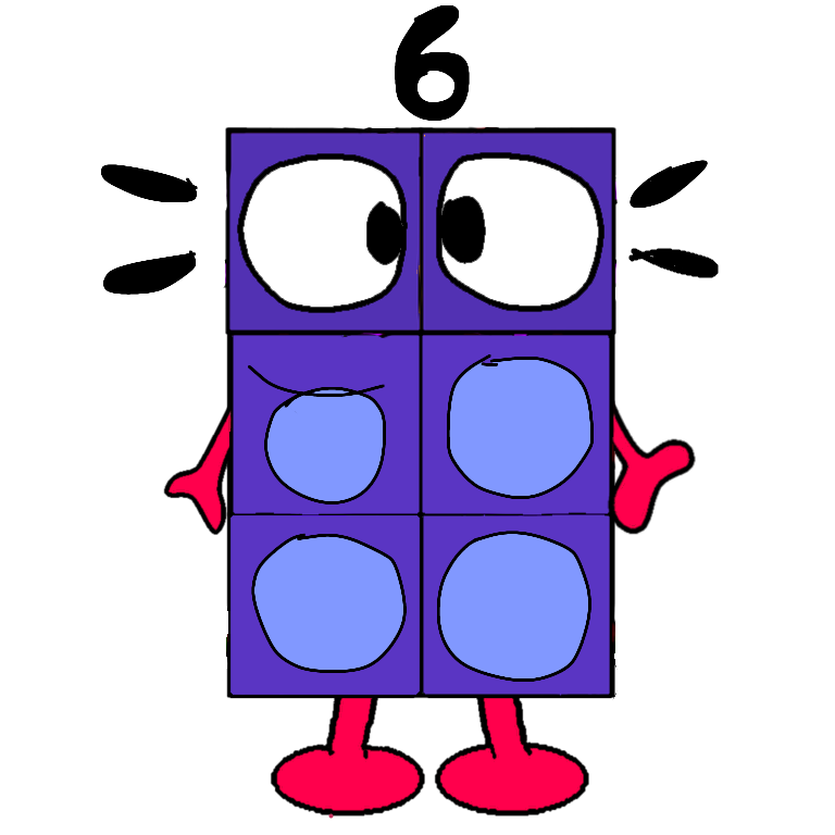 Numberblocks Six HBO Design 1997 2001 By BlueyChristineHeeler On numberblocks-six-hbo-design-1997-2001-by-blueychristineheeler-on
