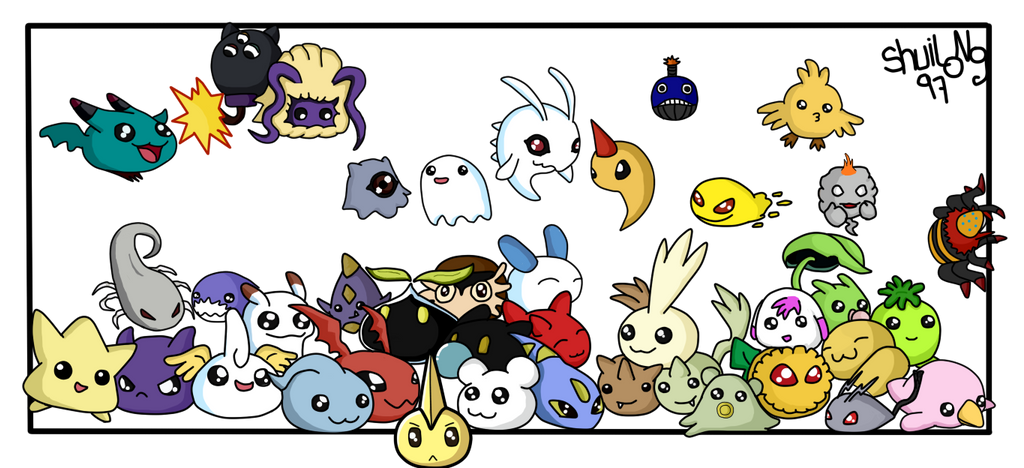 Koemon All Digimon Baby I by Shuilong97 on DeviantArt