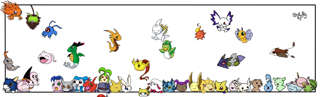Koemon All Digimon Baby II by Shuilong97 on DeviantArt
