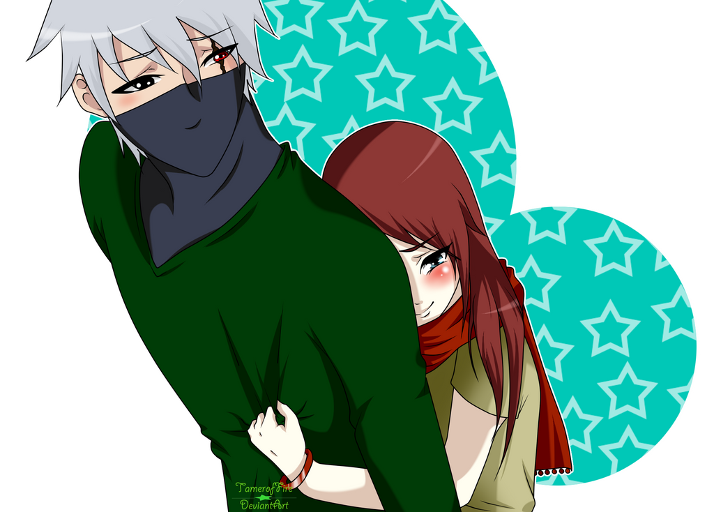 Dont Go Because I Love You Kakashi And Azusa By Kinwara On Deviantart