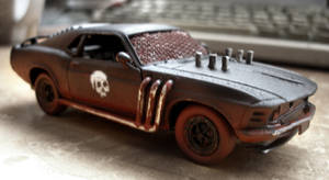 Postapocalyptic Ford Mustang