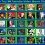 My Top 30 Favorite Video Game Characters