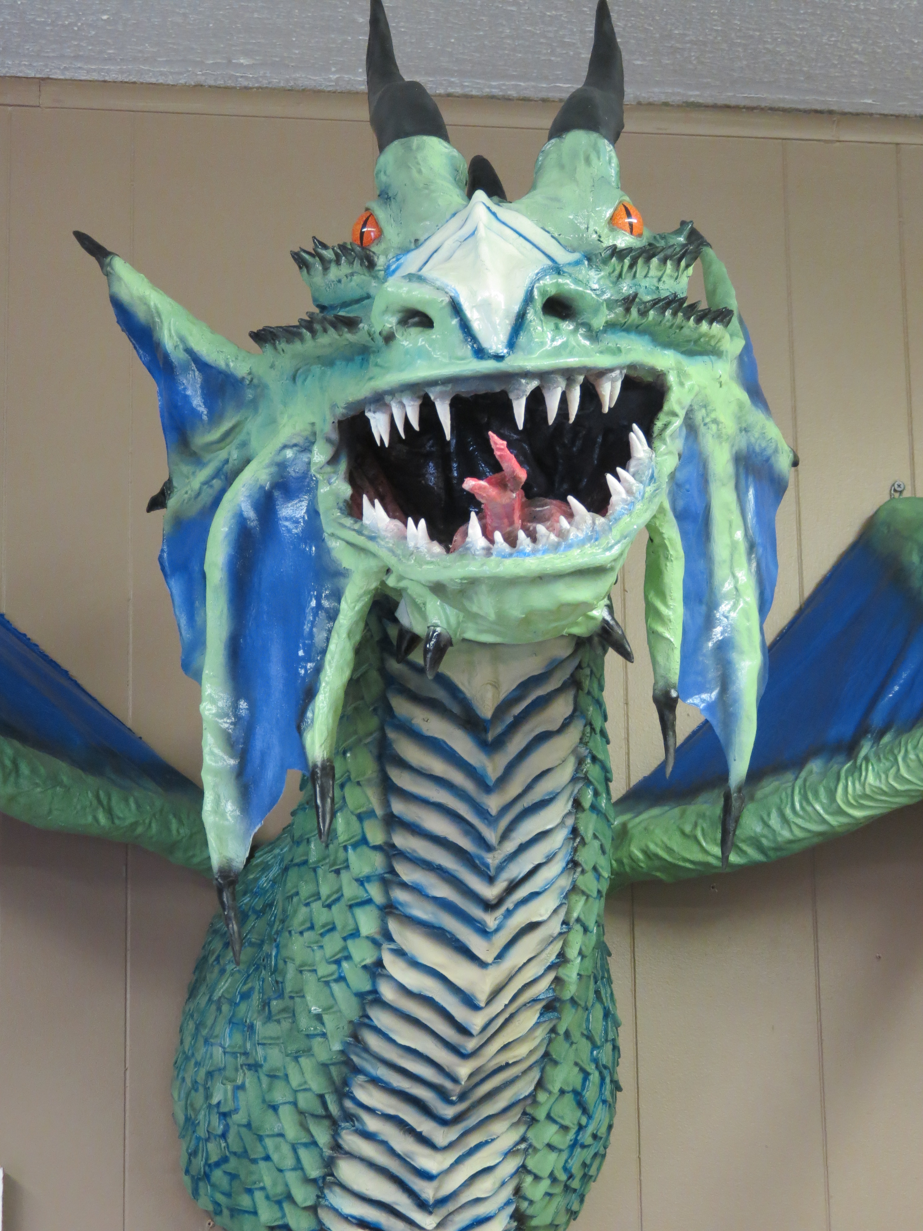 Paper Mache Wyvern