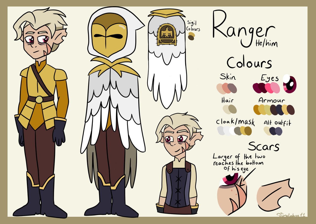Ranger Reference sheet by Timelapse11 on DeviantArt