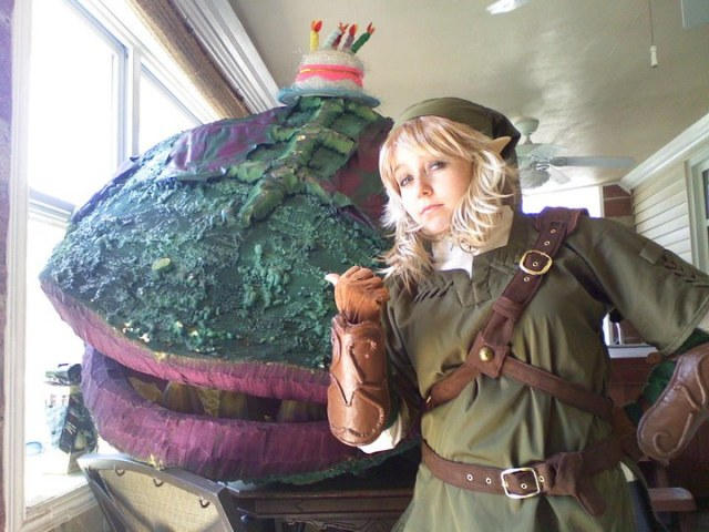 Linkbaba Link and Twoey... or Deku Baba by Linksliltri4ce on DeviantArt