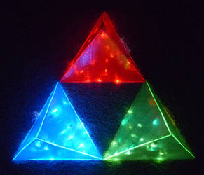 LED Triforces! 4