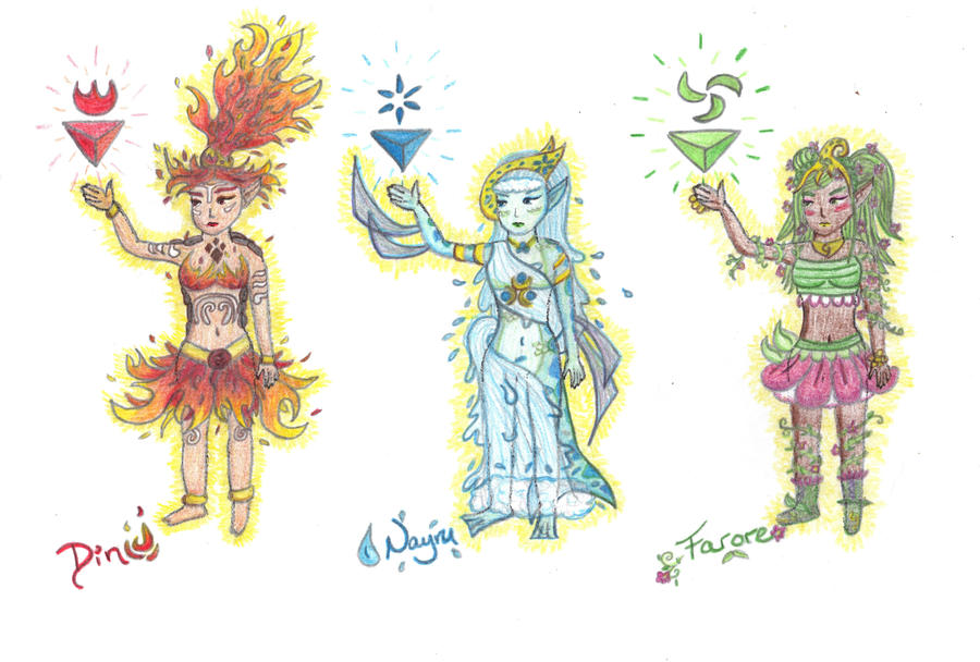 Golden Goddesses - Original Design