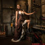 Underbust corset steampunk dress 2012 collection