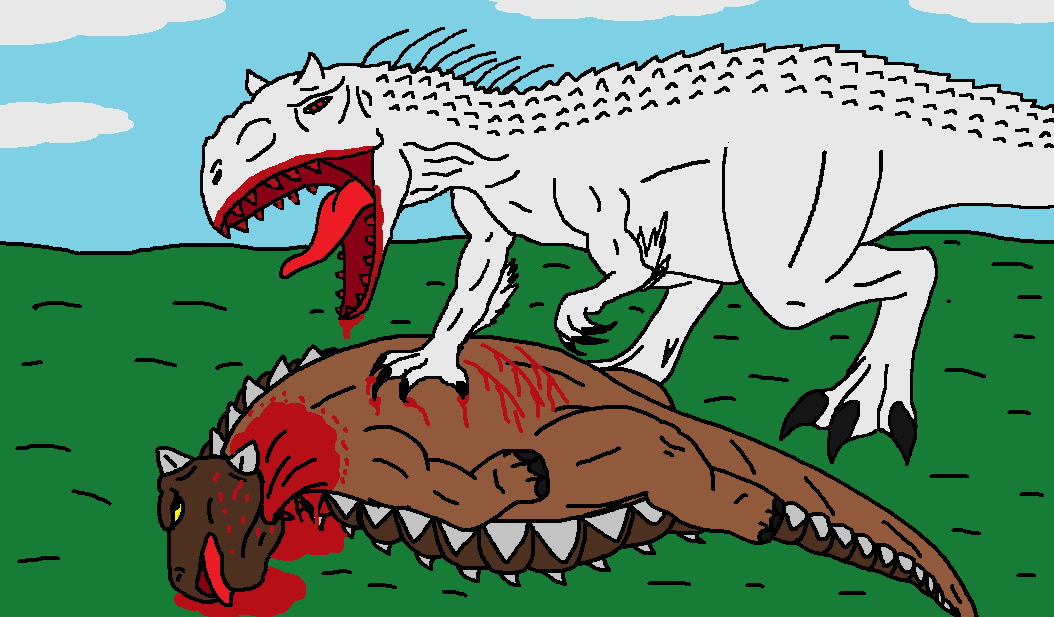 Indominus rex and ankylosaurus hot sale