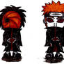 Tobi Pein Chibis coloured