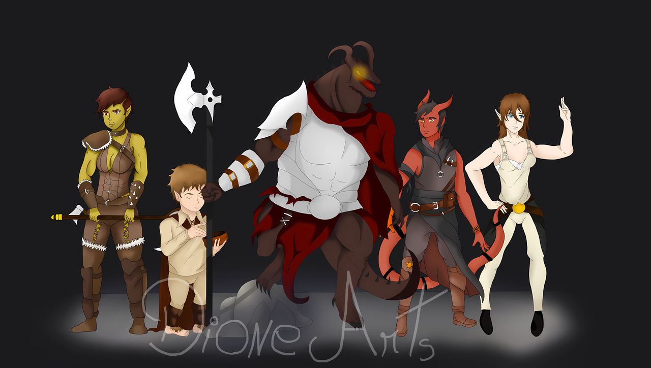 all races of DnD by DioneArts on DeviantArt