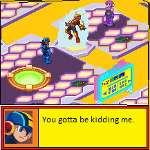 QuickMan.EXE is frozen by ToyoRai on DeviantArt