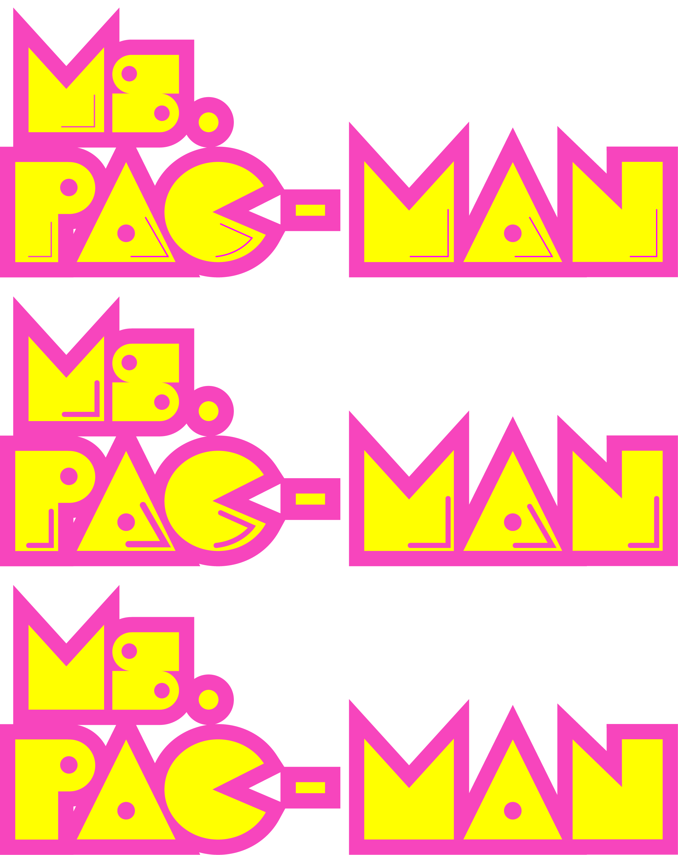 Ms. Pac-Man Logos 01