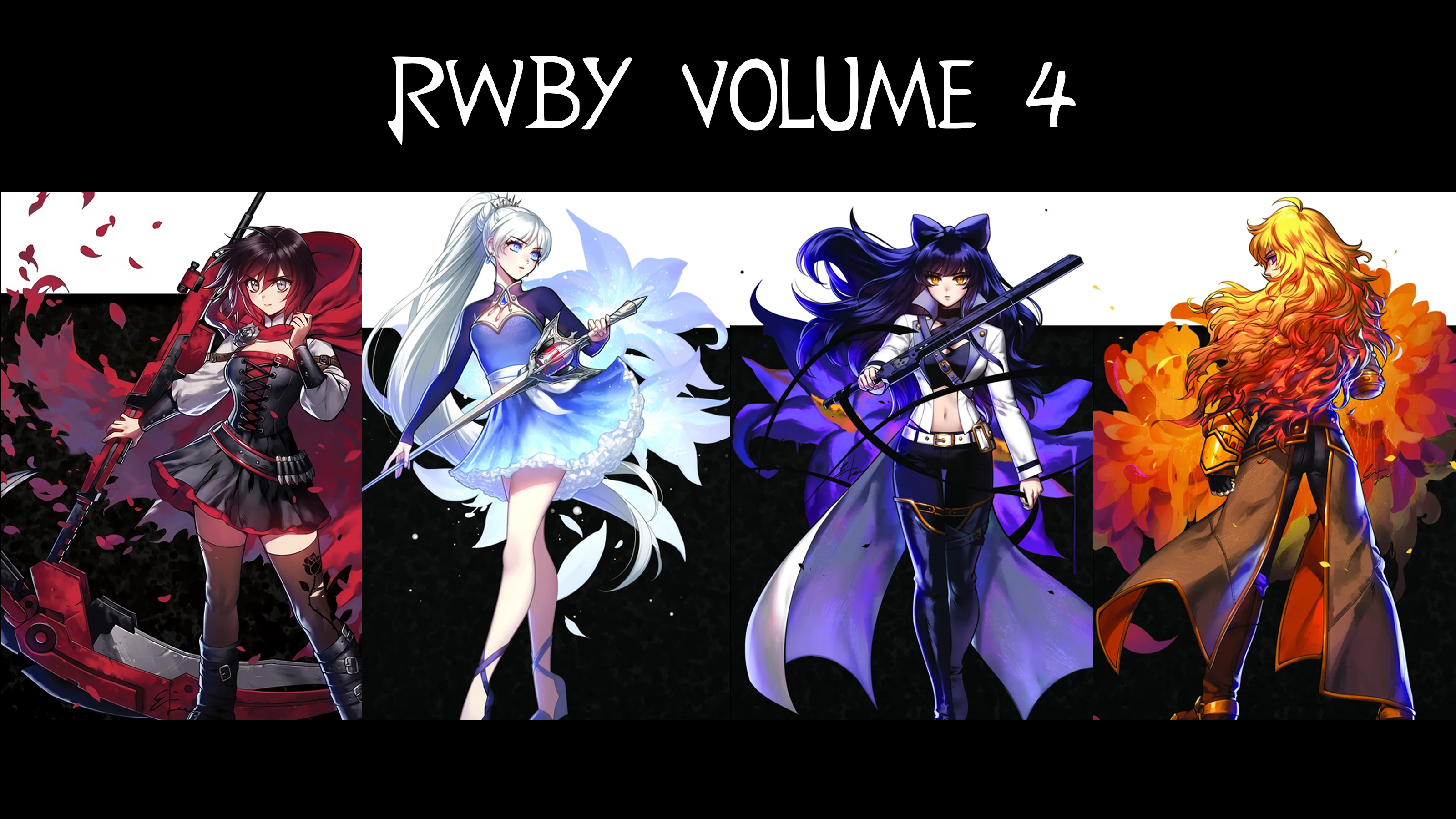 RWBY Volume 4 outfits