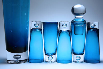 Blue glass