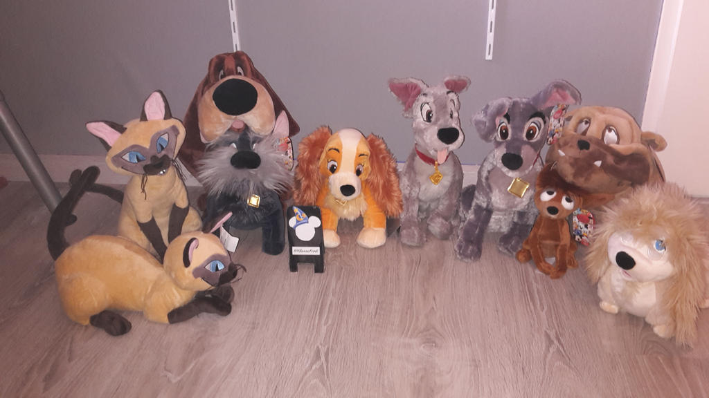 Lady and the Tramp plush set 2011 by 101sanneferdi on DeviantArt