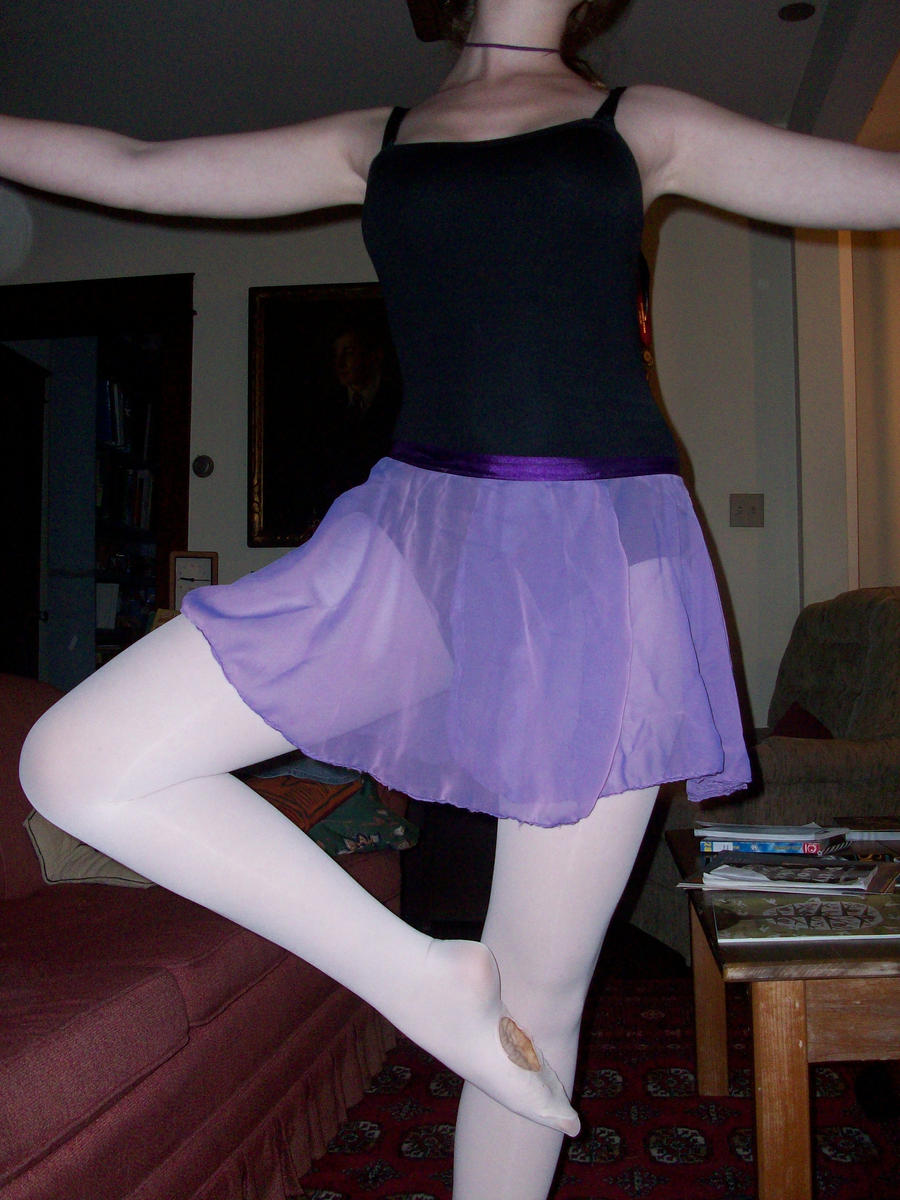 Purple Chiffon Ballet Skirt