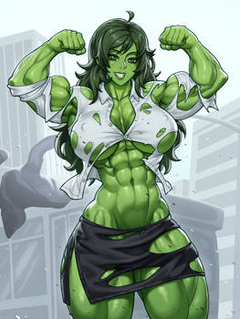 She Hulk - Hulking out for the fans