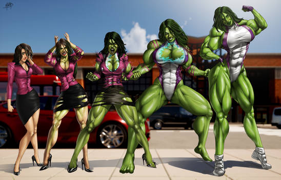 The Greatest She Hulk Transformation Ever