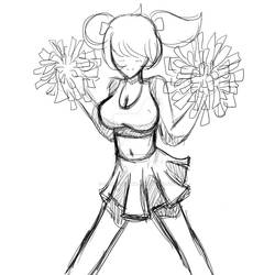 Random Cheerleader Sketch