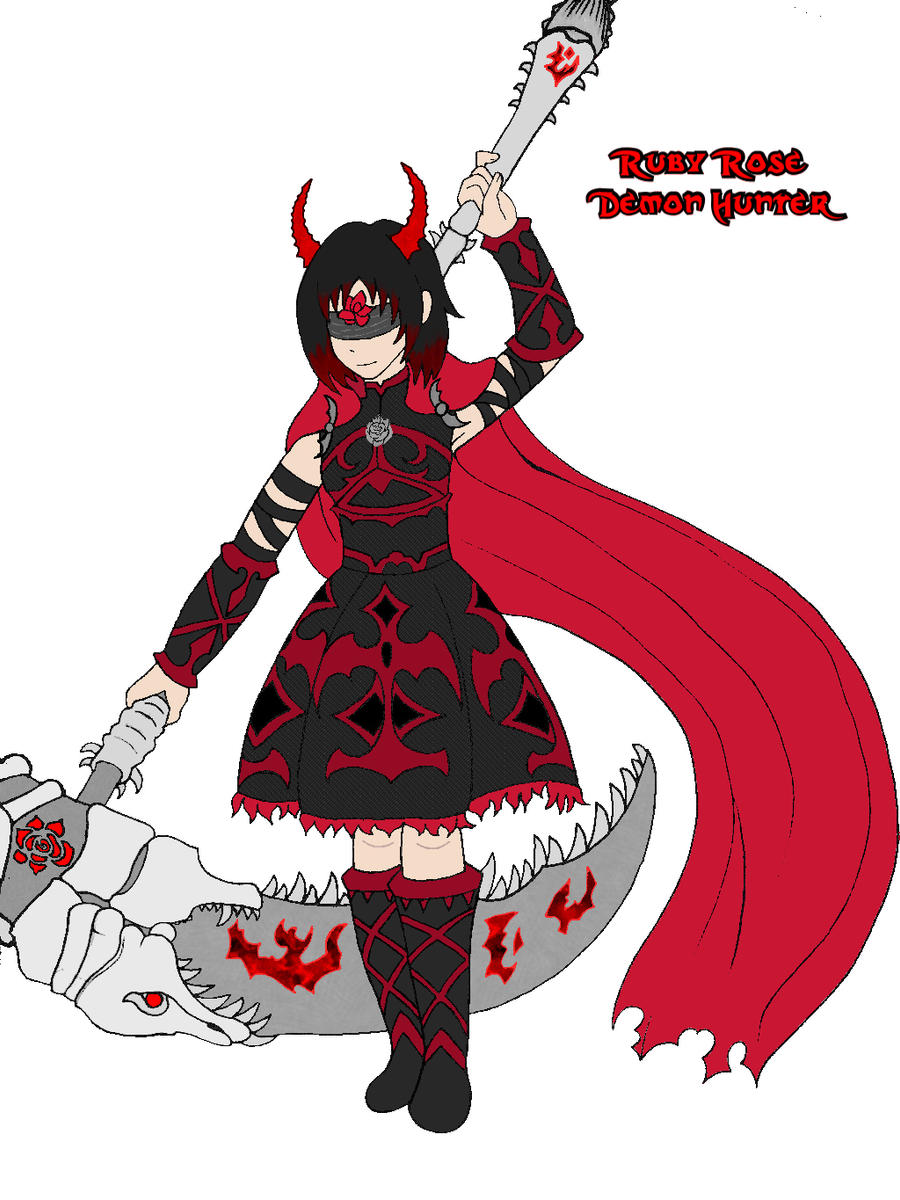 Ruby Rose Demon Hunter by Iceheart-Forever on DeviantArt