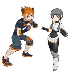 RWBY/Pokemon trainers Oran and Nichol