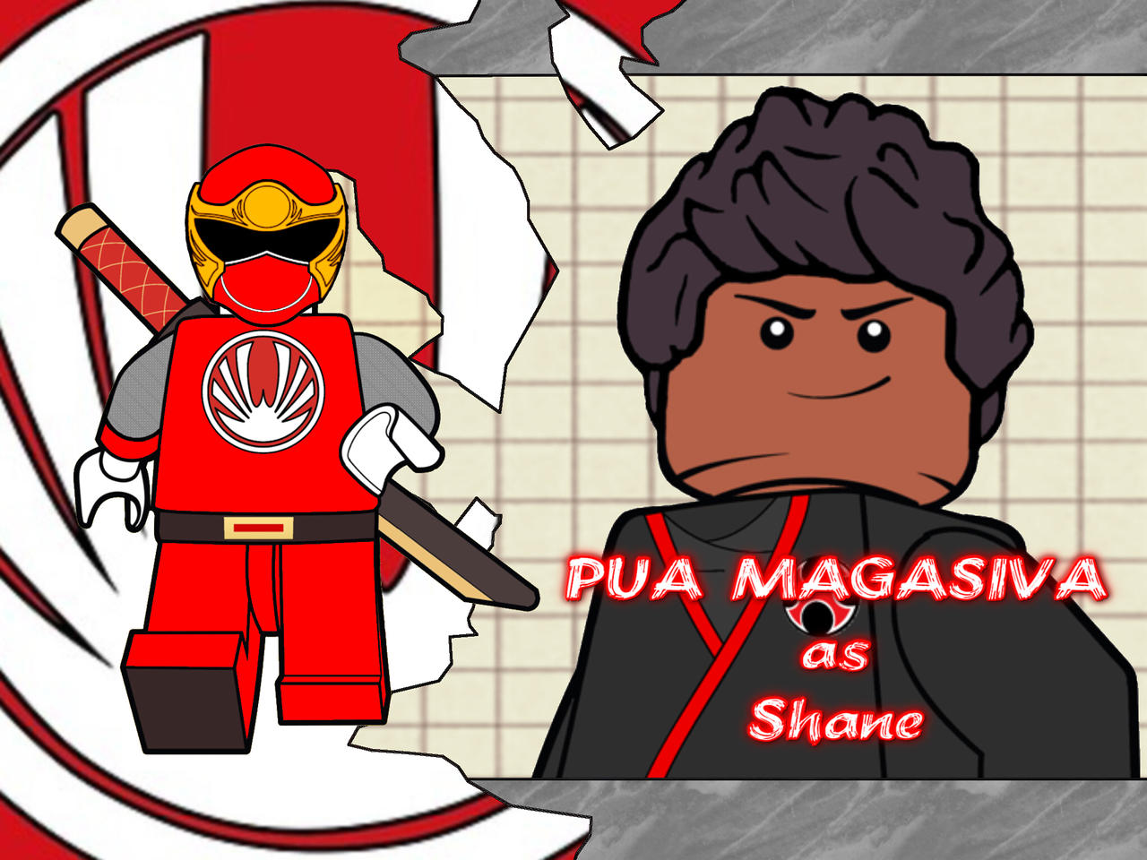 LEGO: Power Rangers Ninja Storm Red Ranger by Iceheart-Forever on ...