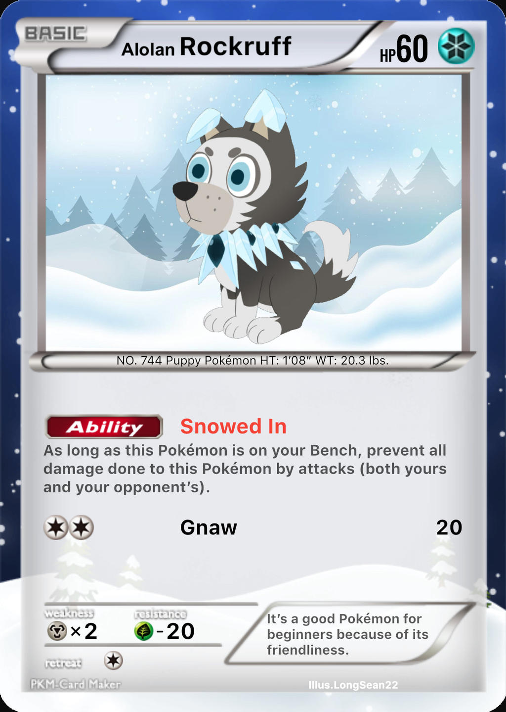 Full Rock Ruff Card Alolan Rockruff by Iceheart-Forever on DeviantArt