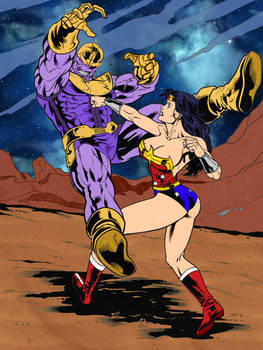 Thanos vs Wonder Woman