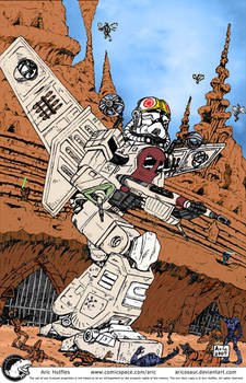 Clone Pilot Republic Gunship (colored)