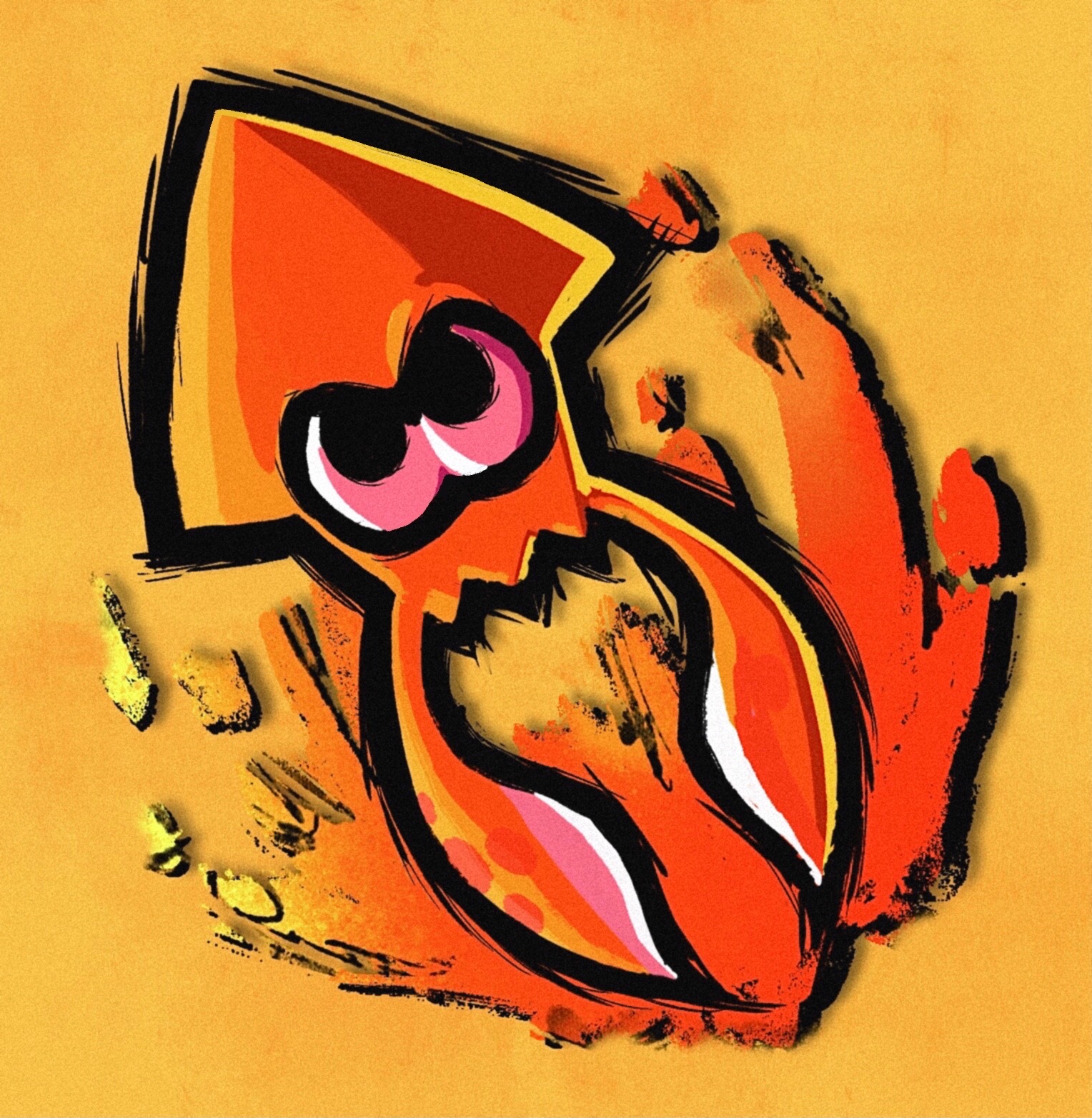 Inkling squid by supahsmashed on DeviantArt