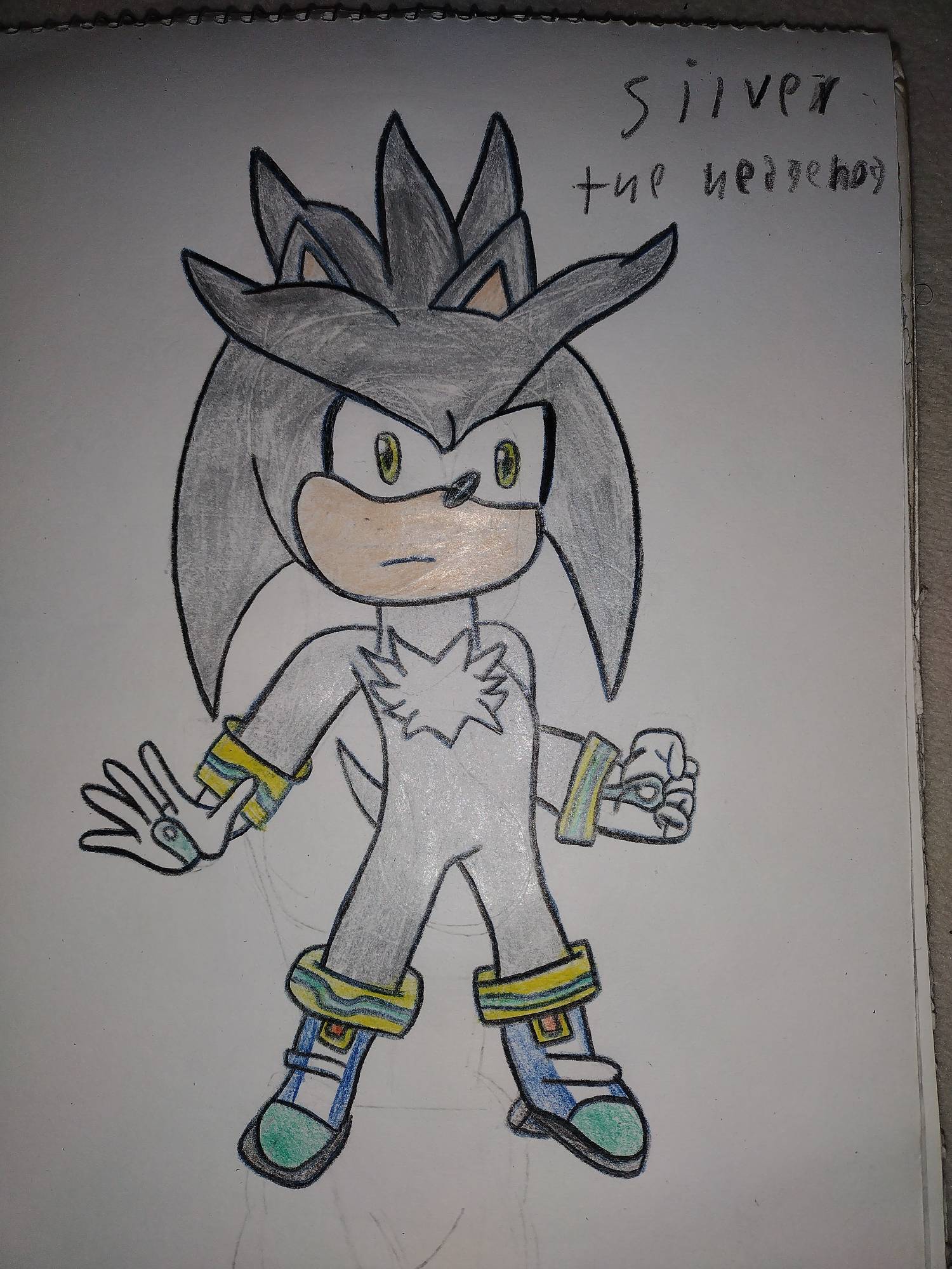 Silver the hedgehog by alan-the-animeartist on DeviantArt
